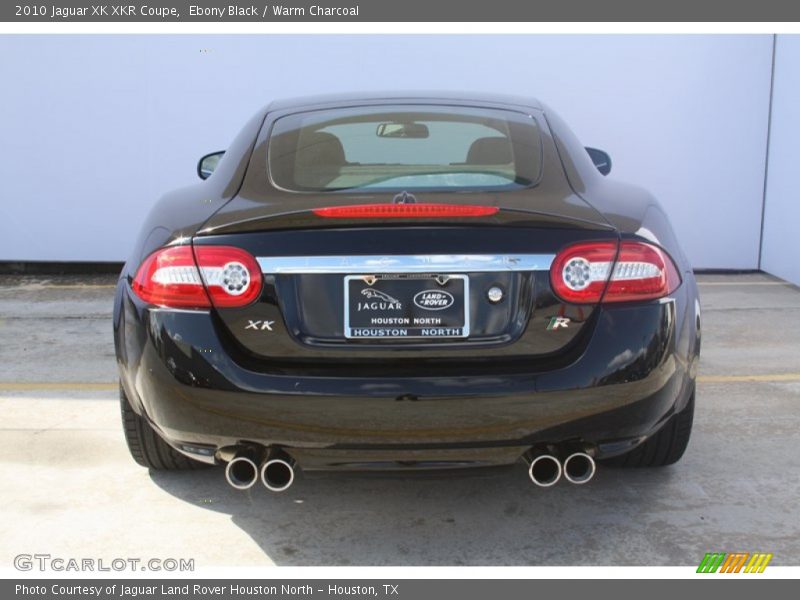 Ebony Black / Warm Charcoal 2010 Jaguar XK XKR Coupe