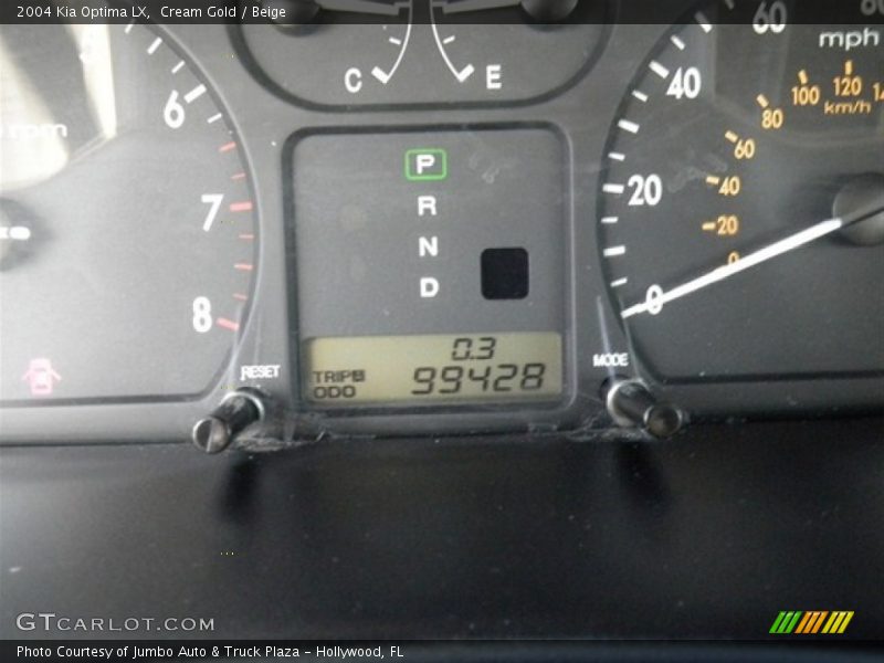 Cream Gold / Beige 2004 Kia Optima LX