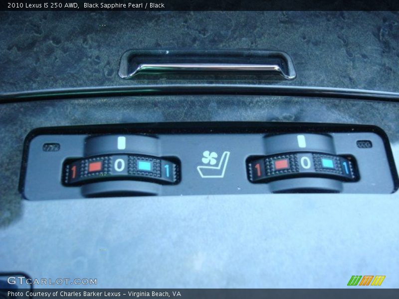Black Sapphire Pearl / Black 2010 Lexus IS 250 AWD