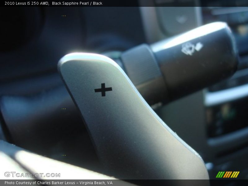 Black Sapphire Pearl / Black 2010 Lexus IS 250 AWD