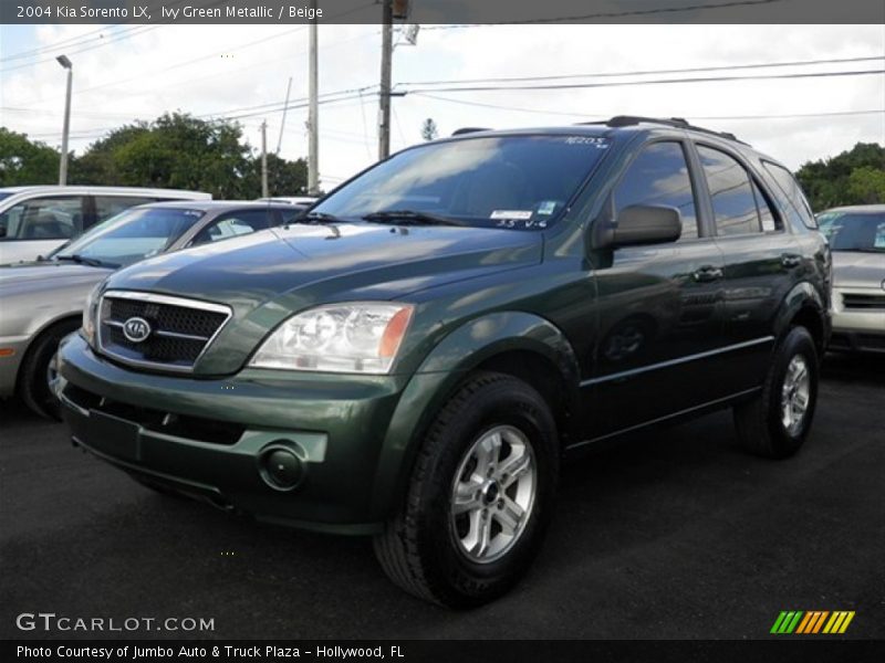 Ivy Green Metallic / Beige 2004 Kia Sorento LX