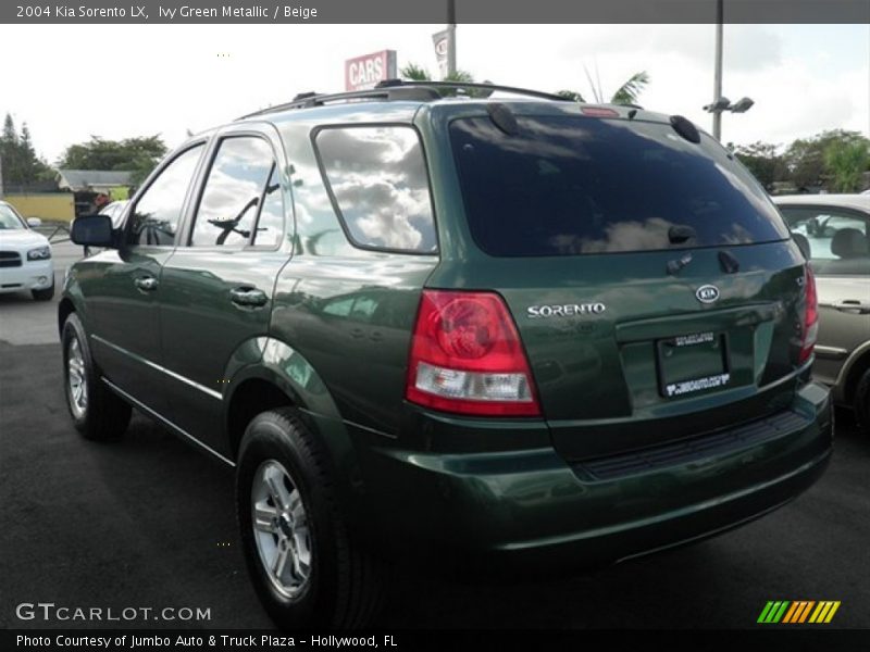 Ivy Green Metallic / Beige 2004 Kia Sorento LX