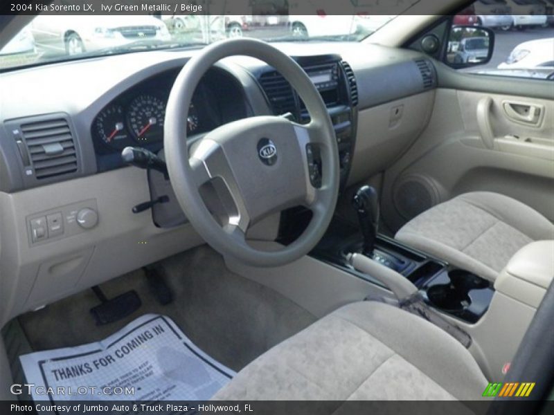 Ivy Green Metallic / Beige 2004 Kia Sorento LX