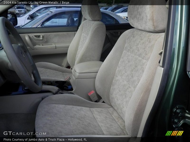 Ivy Green Metallic / Beige 2004 Kia Sorento LX