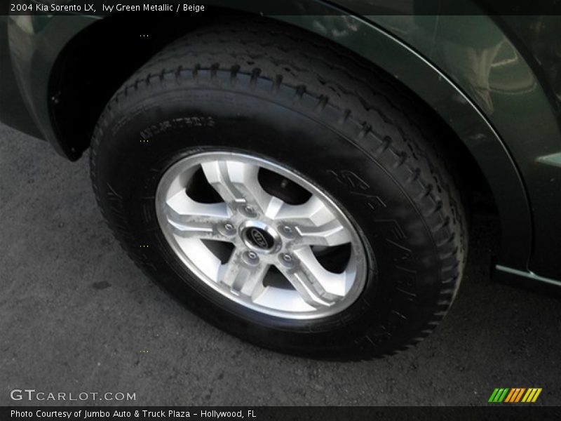 Ivy Green Metallic / Beige 2004 Kia Sorento LX