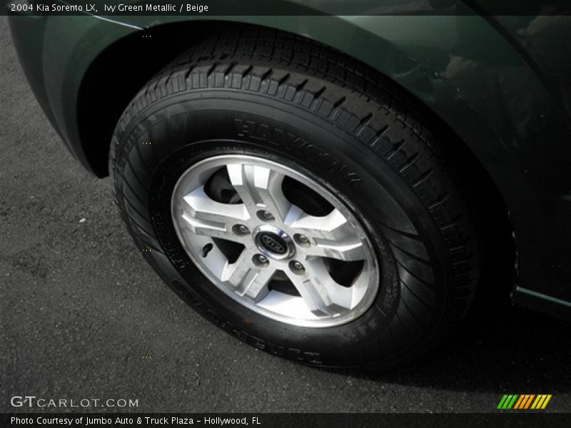 Ivy Green Metallic / Beige 2004 Kia Sorento LX