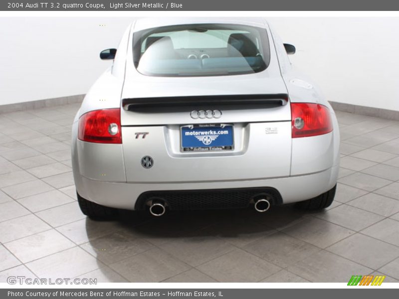 Light Silver Metallic / Blue 2004 Audi TT 3.2 quattro Coupe