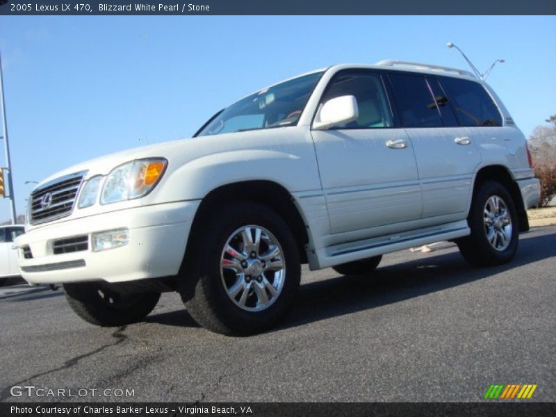 Blizzard White Pearl / Stone 2005 Lexus LX 470