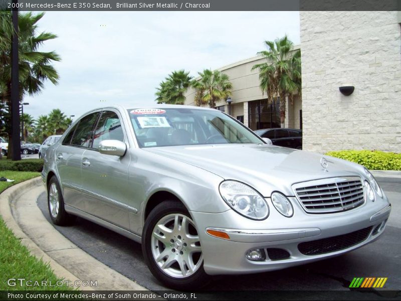 Brilliant Silver Metallic / Charcoal 2006 Mercedes-Benz E 350 Sedan