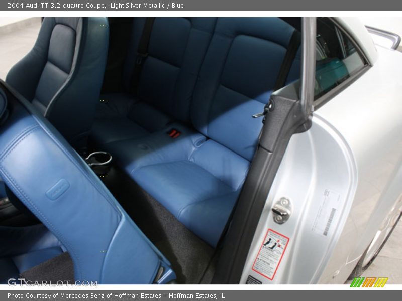 Light Silver Metallic / Blue 2004 Audi TT 3.2 quattro Coupe