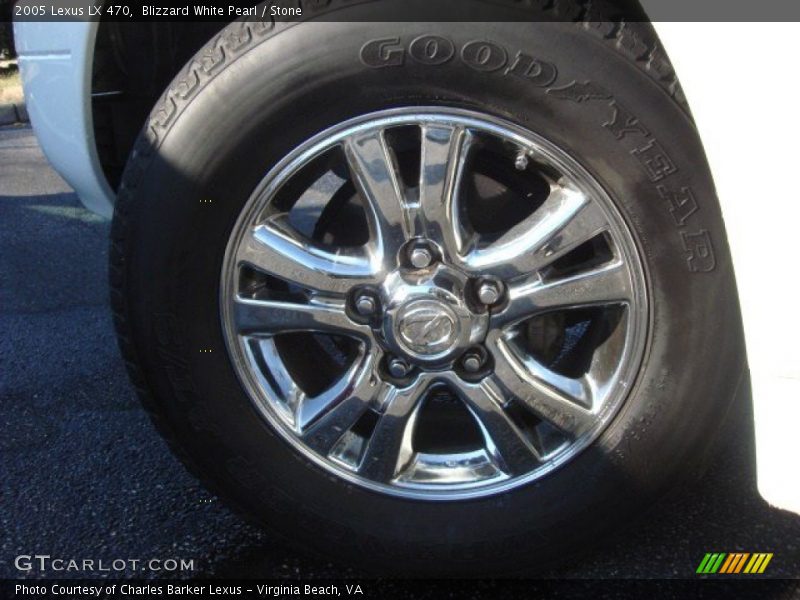 Blizzard White Pearl / Stone 2005 Lexus LX 470