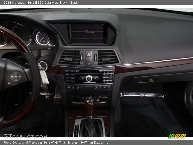 Black / Black 2011 Mercedes-Benz E 550 Cabriolet