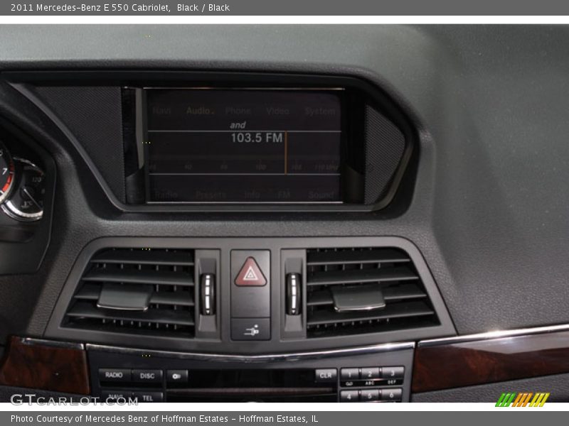 Black / Black 2011 Mercedes-Benz E 550 Cabriolet