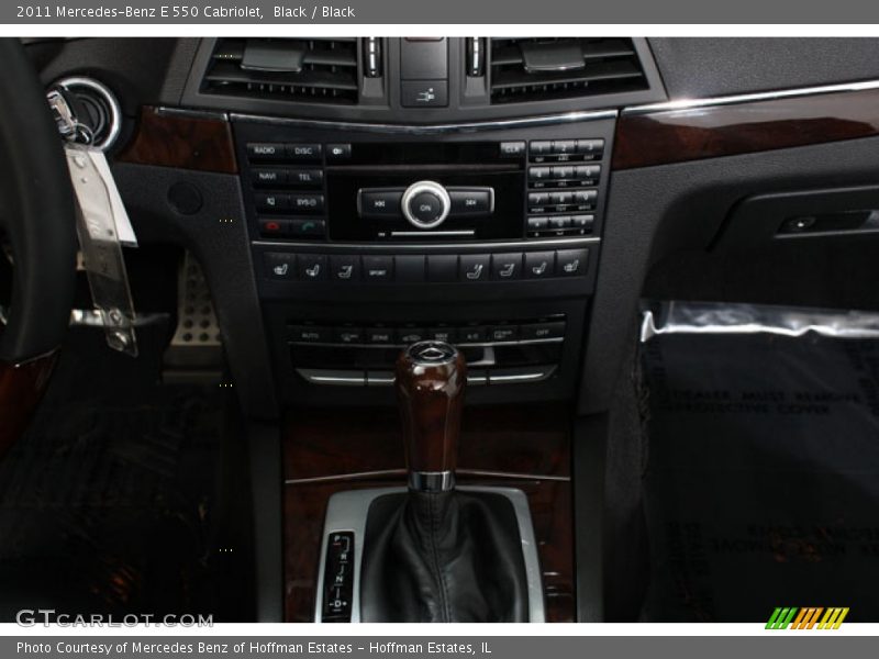 Black / Black 2011 Mercedes-Benz E 550 Cabriolet