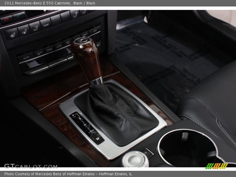 Black / Black 2011 Mercedes-Benz E 550 Cabriolet