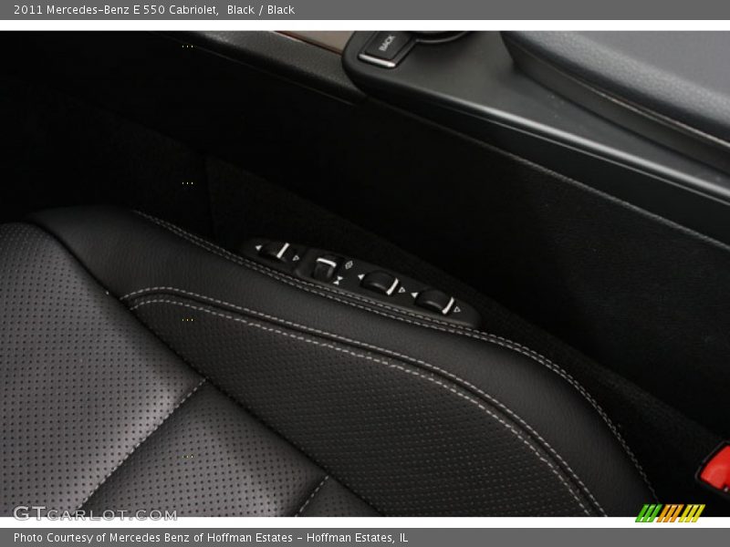 Black / Black 2011 Mercedes-Benz E 550 Cabriolet