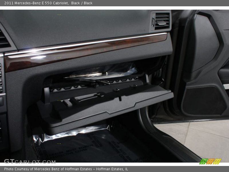 Black / Black 2011 Mercedes-Benz E 550 Cabriolet