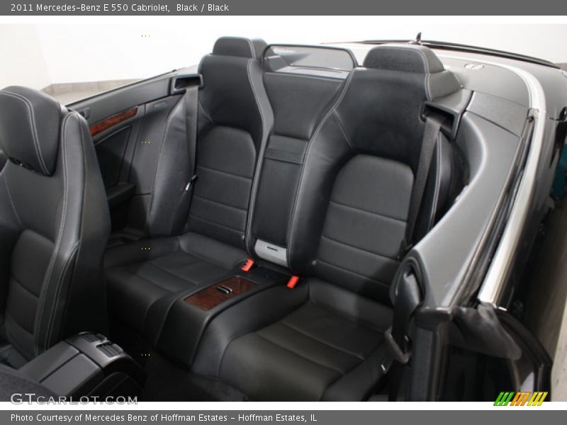 Black / Black 2011 Mercedes-Benz E 550 Cabriolet
