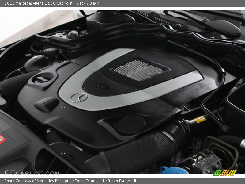 Black / Black 2011 Mercedes-Benz E 550 Cabriolet