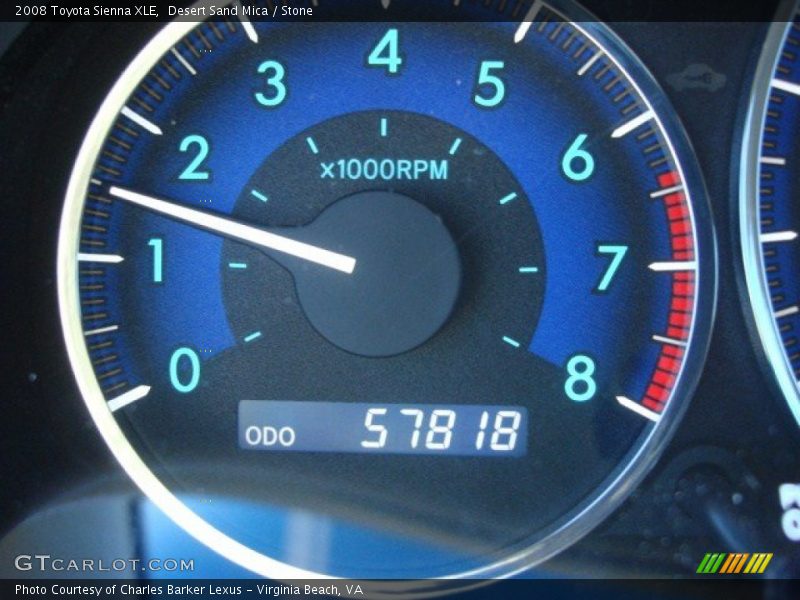Desert Sand Mica / Stone 2008 Toyota Sienna XLE