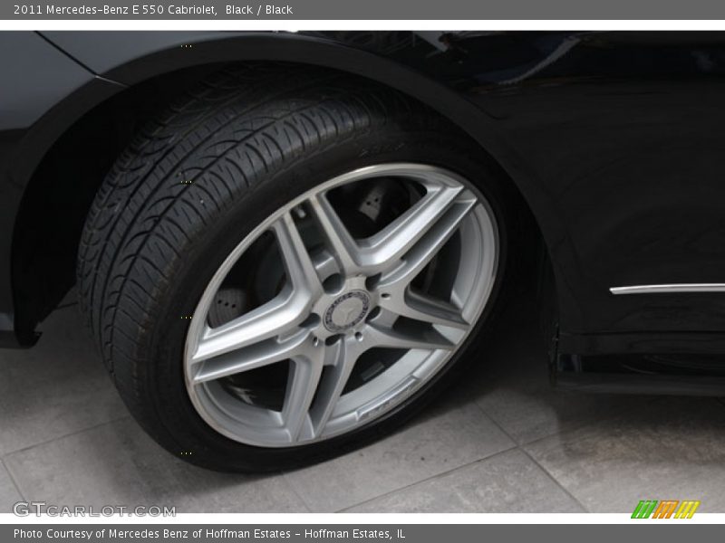 Black / Black 2011 Mercedes-Benz E 550 Cabriolet