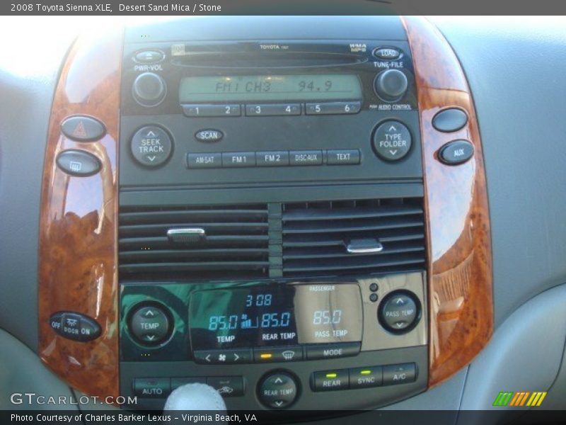 Desert Sand Mica / Stone 2008 Toyota Sienna XLE