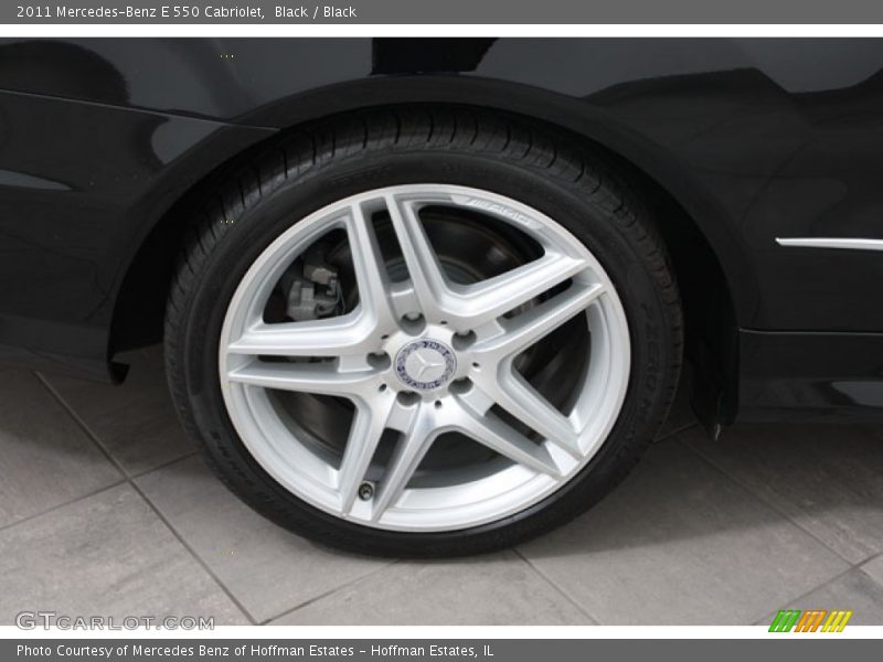 Black / Black 2011 Mercedes-Benz E 550 Cabriolet