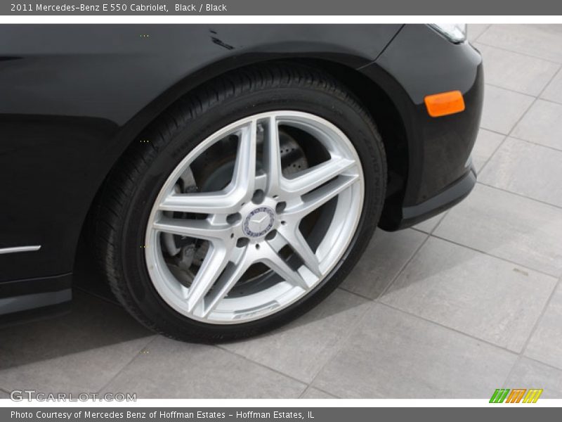 Black / Black 2011 Mercedes-Benz E 550 Cabriolet
