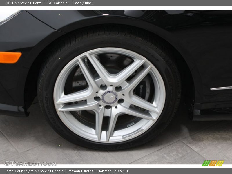 Black / Black 2011 Mercedes-Benz E 550 Cabriolet