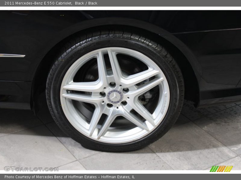 Black / Black 2011 Mercedes-Benz E 550 Cabriolet