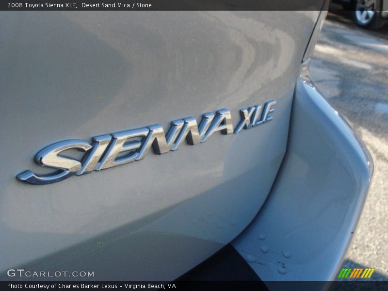 Desert Sand Mica / Stone 2008 Toyota Sienna XLE
