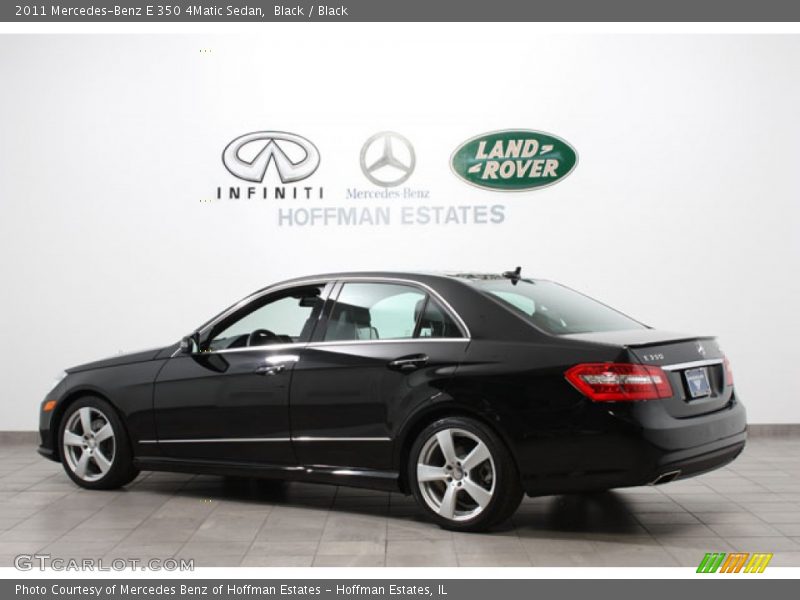 Black / Black 2011 Mercedes-Benz E 350 4Matic Sedan