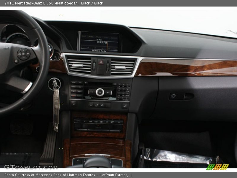 Black / Black 2011 Mercedes-Benz E 350 4Matic Sedan