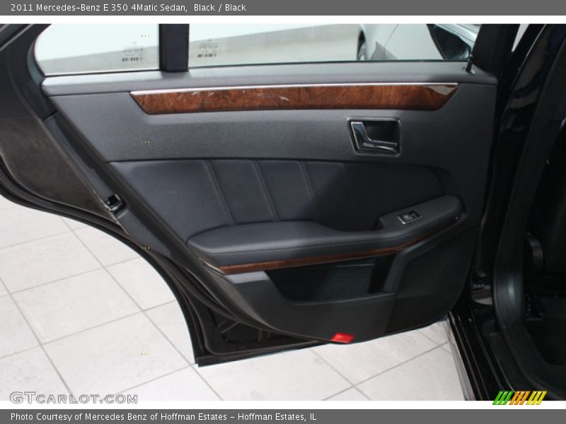 Black / Black 2011 Mercedes-Benz E 350 4Matic Sedan