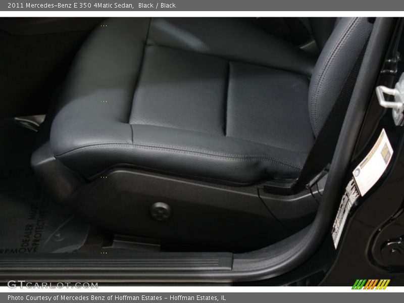 Black / Black 2011 Mercedes-Benz E 350 4Matic Sedan