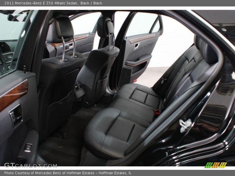 Black / Black 2011 Mercedes-Benz E 350 4Matic Sedan