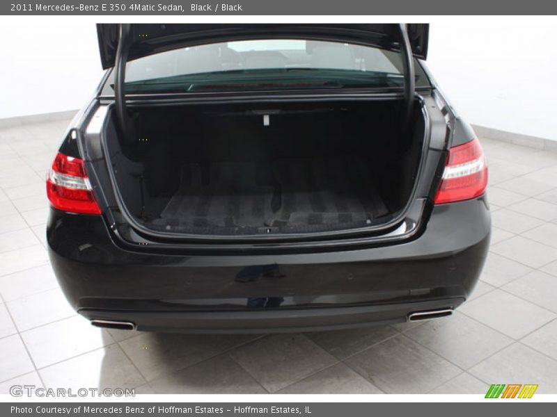 Black / Black 2011 Mercedes-Benz E 350 4Matic Sedan