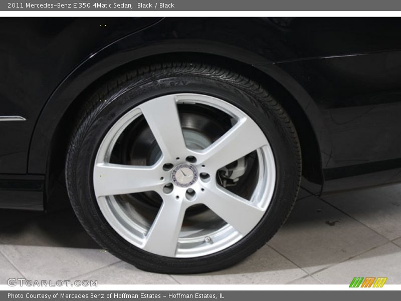 Black / Black 2011 Mercedes-Benz E 350 4Matic Sedan