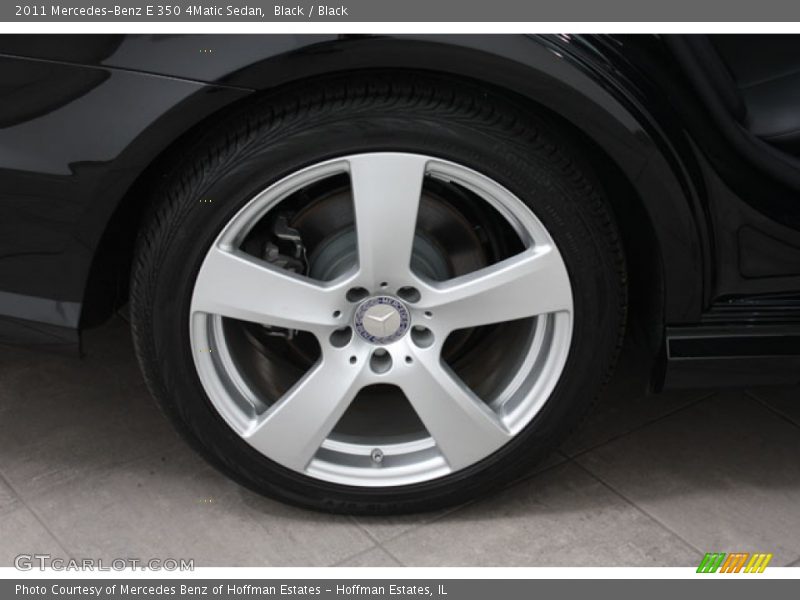Black / Black 2011 Mercedes-Benz E 350 4Matic Sedan