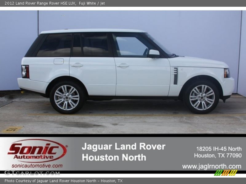 Fuji White / Jet 2012 Land Rover Range Rover HSE LUX