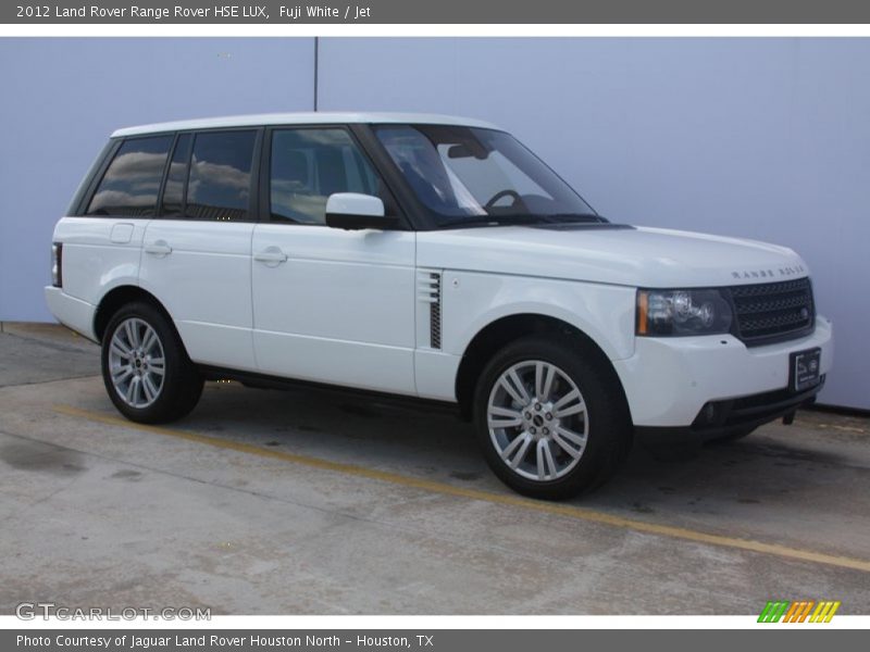Fuji White / Jet 2012 Land Rover Range Rover HSE LUX