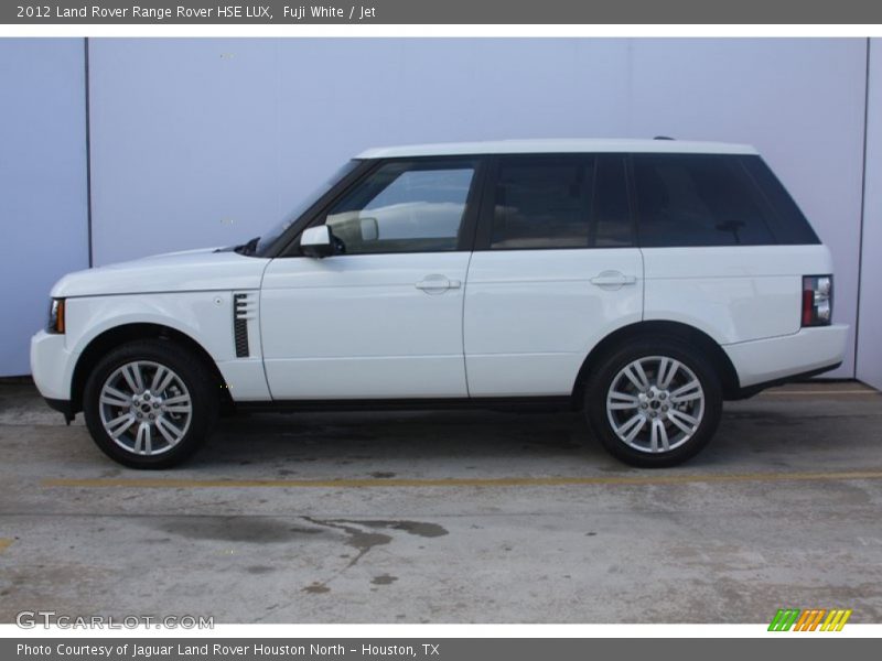 Fuji White / Jet 2012 Land Rover Range Rover HSE LUX