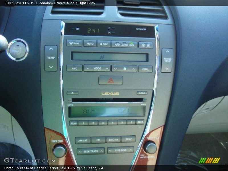 Smokey Granite Mica / Light Gray 2007 Lexus ES 350