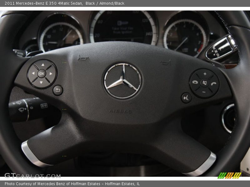 Black / Almond/Black 2011 Mercedes-Benz E 350 4Matic Sedan
