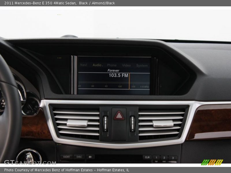 Black / Almond/Black 2011 Mercedes-Benz E 350 4Matic Sedan