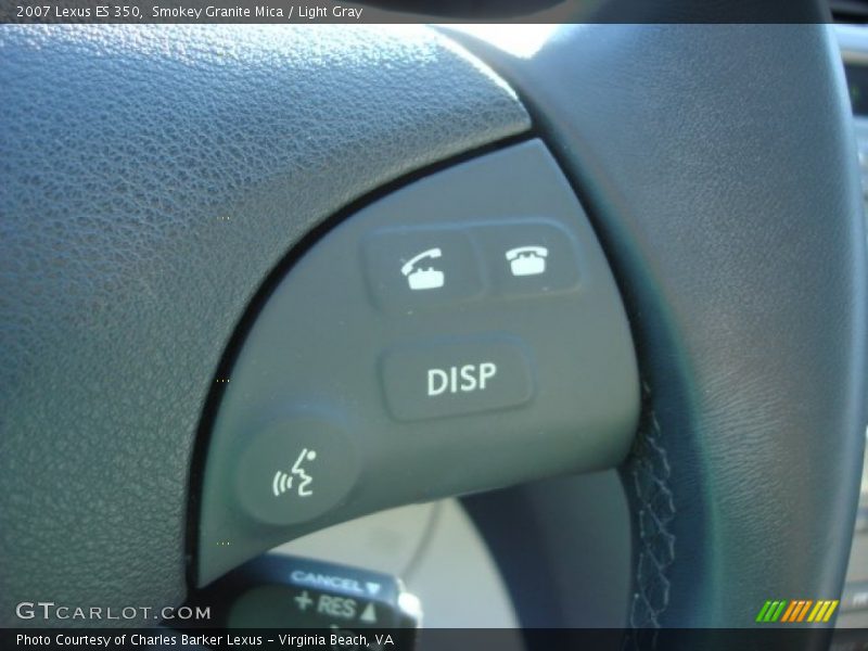 Smokey Granite Mica / Light Gray 2007 Lexus ES 350
