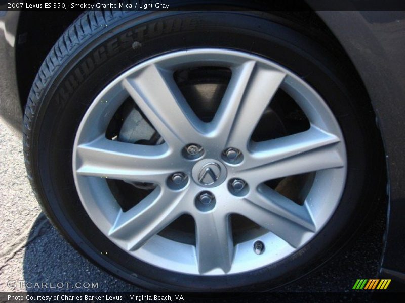 Smokey Granite Mica / Light Gray 2007 Lexus ES 350