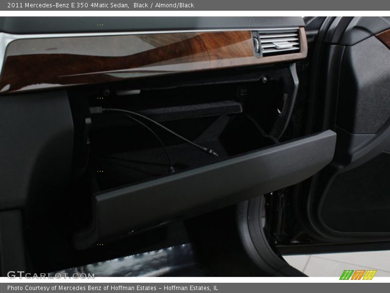 Black / Almond/Black 2011 Mercedes-Benz E 350 4Matic Sedan