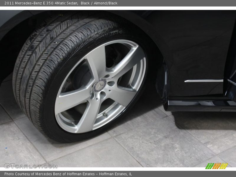 Black / Almond/Black 2011 Mercedes-Benz E 350 4Matic Sedan