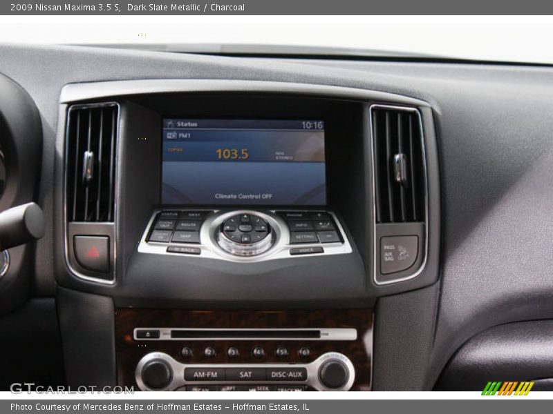 Dark Slate Metallic / Charcoal 2009 Nissan Maxima 3.5 S